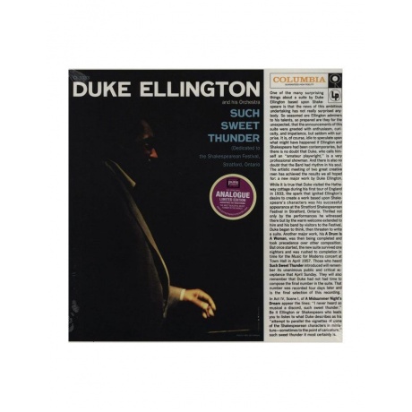 5060149621301, Ellington, Duke, Such Sweet Thunder (Analogue) виниловая пластинка
5060149621301, Ellington, Duke, Such Sweet Thunder (Analogue) виниловая пластинка