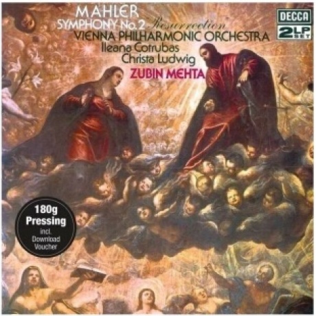 Zubin Mehta - Mahler: Symphony No.2 (0028948302444) виниловая пластинка
Zubin Mehta - Mahler: Symphony No.2 (0028948302444) виниловая пластинка