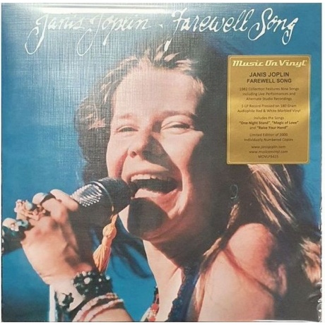 Janis Joplin - Farewell Song (coloured) (8719262032675) виниловая пластинка
Janis Joplin - Farewell Song (coloured) (8719262032675) виниловая пластинка