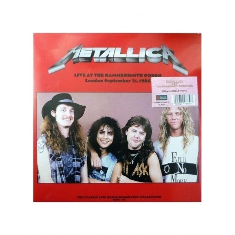 Metallica - Live At The Hammersmith Odeon, London 1986 (Grey Marble) (9003829988567) виниловая пластинка
Metallica - Live At The Hammersmith Odeon, London 1986 (Grey Marble) (9003829988567) виниловая пластинка