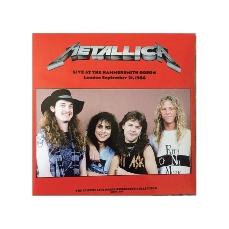Metallica - Live At The Hammersmith Odeon, London 1986 (Red) (9003829977387) виниловая пластинка
Metallica - Live At The Hammersmith Odeon, London 1986 (Red) (9003829977387) виниловая пластинка
