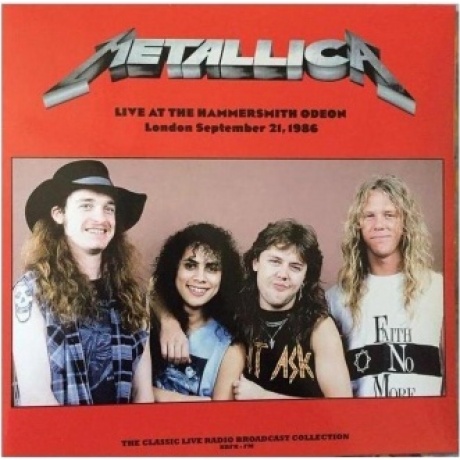 Metallica - Live At The Hammersmith Odeon, London 1986 (Red) (9003829977387) виниловая пластинка
Metallica - Live At The Hammersmith Odeon, London 1986 (Red) (9003829977387) виниловая пластинка