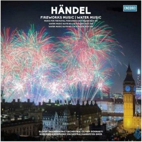 Symphony Orchestra - Handel - Fireworks Music, Water Music (5711053021618) виниловая пластинка
Symphony Orchestra - Handel - Fireworks Music, Water Music (5711053021618) виниловая пластинка