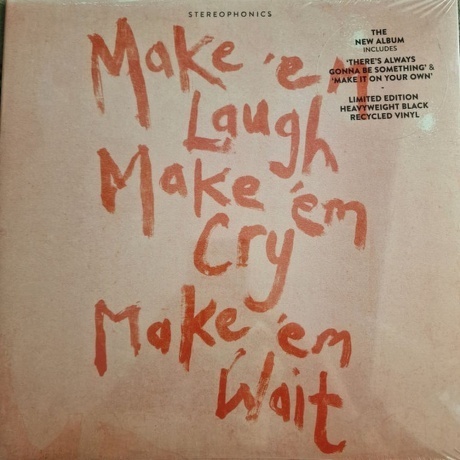 Stereophonics - Make 'Em Laugh, Make 'Em Cry, Make 'Em Wait (0602475197904) виниловая пластинка
Stereophonics - Make 'Em Laugh, Make 'Em Cry, Make 'Em Wait (0602475197904) виниловая пластинка