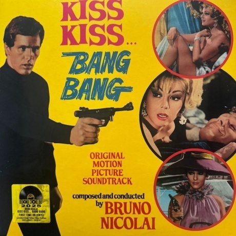 OST - Kiss Kiss…Bang Bang (Bruno Nicolai) (coloured) (8016158026740) виниловая пластинка
OST - Kiss Kiss…Bang Bang (Bruno Nicolai) (coloured) (8016158026740) виниловая пластинка