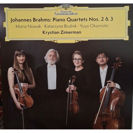 Krystian Zimerman; Maria Nowak; Katarzyna Budnik; Yuya Okamoto - Brahms: Piano Quartets Nos.2 & 3 (0028948646517) виниловая пластинка
Krystian Zimerman; Maria Nowak; Katarzyna Budnik; Yuya Okamoto - Brahms: Piano Quartets Nos.2 & 3 (0028948646517) виниловая пластинка