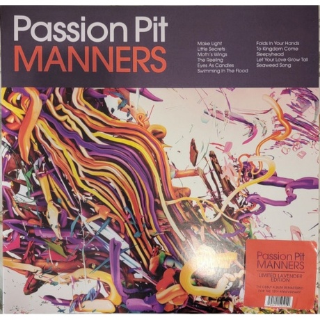 Passion Pit - Manners (coloured) (0194491525040) виниловая пластинка
Passion Pit - Manners (coloured) (0194491525040) виниловая пластинка