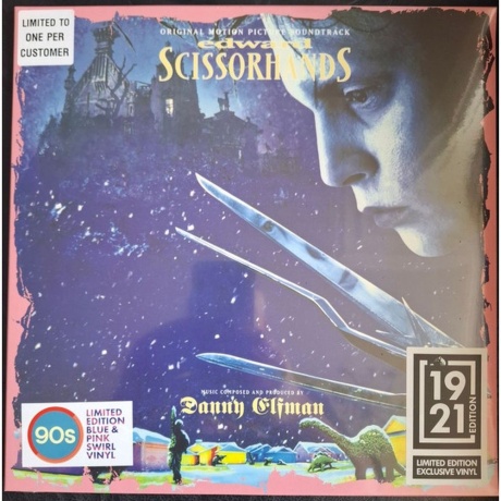 OST - Edward Scissorhands (Danny Elfman) (coloured) (0602475821625) виниловая пластинка
OST - Edward Scissorhands (Danny Elfman) (coloured) (0602475821625) виниловая пластинка