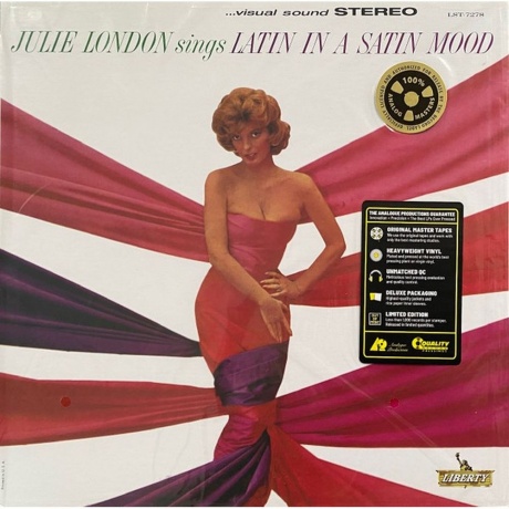 Julie London - Sings Latin In A Satin Mood (Analogue) (0753088727818) виниловая пластинка
Julie London - Sings Latin In A Satin Mood (Analogue) (0753088727818) виниловая пластинка