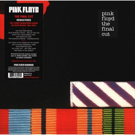 Pink Floyd - Final Cut (0888751842915) виниловая пластинка
Pink Floyd - Final Cut (0888751842915) виниловая пластинка
