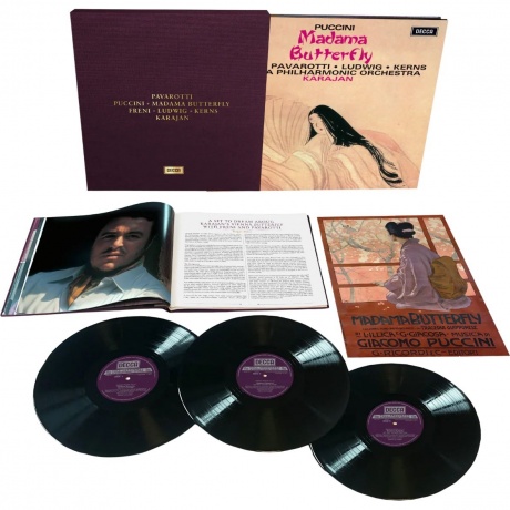 Luciano Pavarotti & Herbert von Karajan - Puccini: Madama Butterfly (Box) (Analogue) (0028948710393) виниловая пластинка
Luciano Pavarotti & Herbert von Karajan - Puccini: Madama Butterfly (Box) (Analogue) (0028948710393) виниловая пластинка