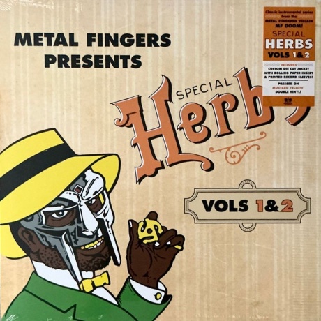 Mf Doom - Metal Fingers Presents: Special Herbs Vol.1 & 2 (Coloured) (0826257038210) виниловая пластинка
Mf Doom - Metal Fingers Presents: Special Herbs Vol.1 & 2 (Coloured) (0826257038210) виниловая пластинка