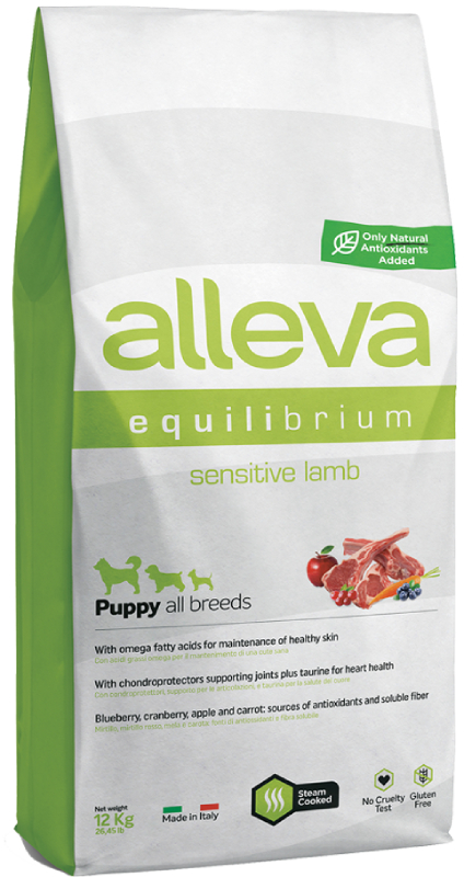 Корм сухой ALLEVA EQUILIBRIUM DOG Puppy Sensitive Lamb All Breeds для щенков с ягненком 12кг 3025
Корм сухой ALLEVA EQUILIBRIUM DOG Puppy Sensitive Lamb All Breeds для щенков с ягненком 12кг 3025