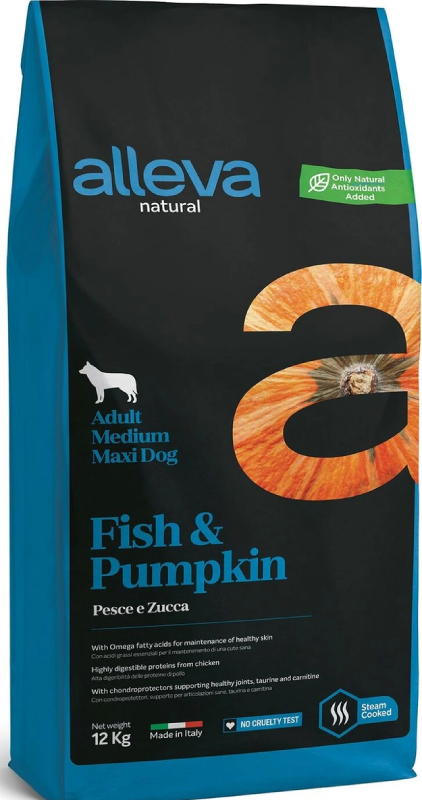 Корм сухой ALLEVA NATURAL DOG Adult Fish & Pumpkin Medium/Maxi для взрослых собак с рыбой и тыквой 12кг 2172
Корм сухой ALLEVA NATURAL DOG Adult Fish & Pumpkin Medium/Maxi для взрослых собак с рыбой и тыквой 12кг 2172