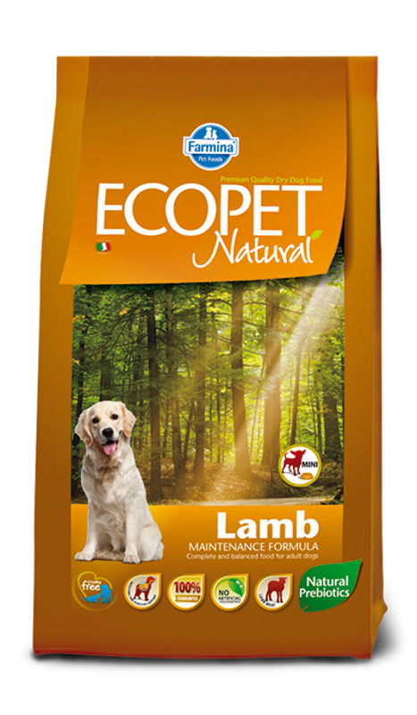 Корм сухой Farmina ECOPET NATURAL для собак MINI ягненок 12 кг
Корм сухой Farmina ECOPET NATURAL для собак MINI ягненок 12 кг