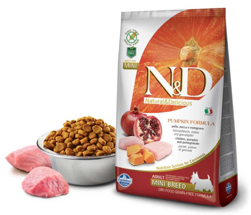 Корм сухой Farmina N&D GF PUMPKIN для собак MINI курица с гранатом и тыквой 2,5 кг
Корм сухой Farmina N&D GF PUMPKIN для собак MINI курица с гранатом и тыквой 2,5 кг