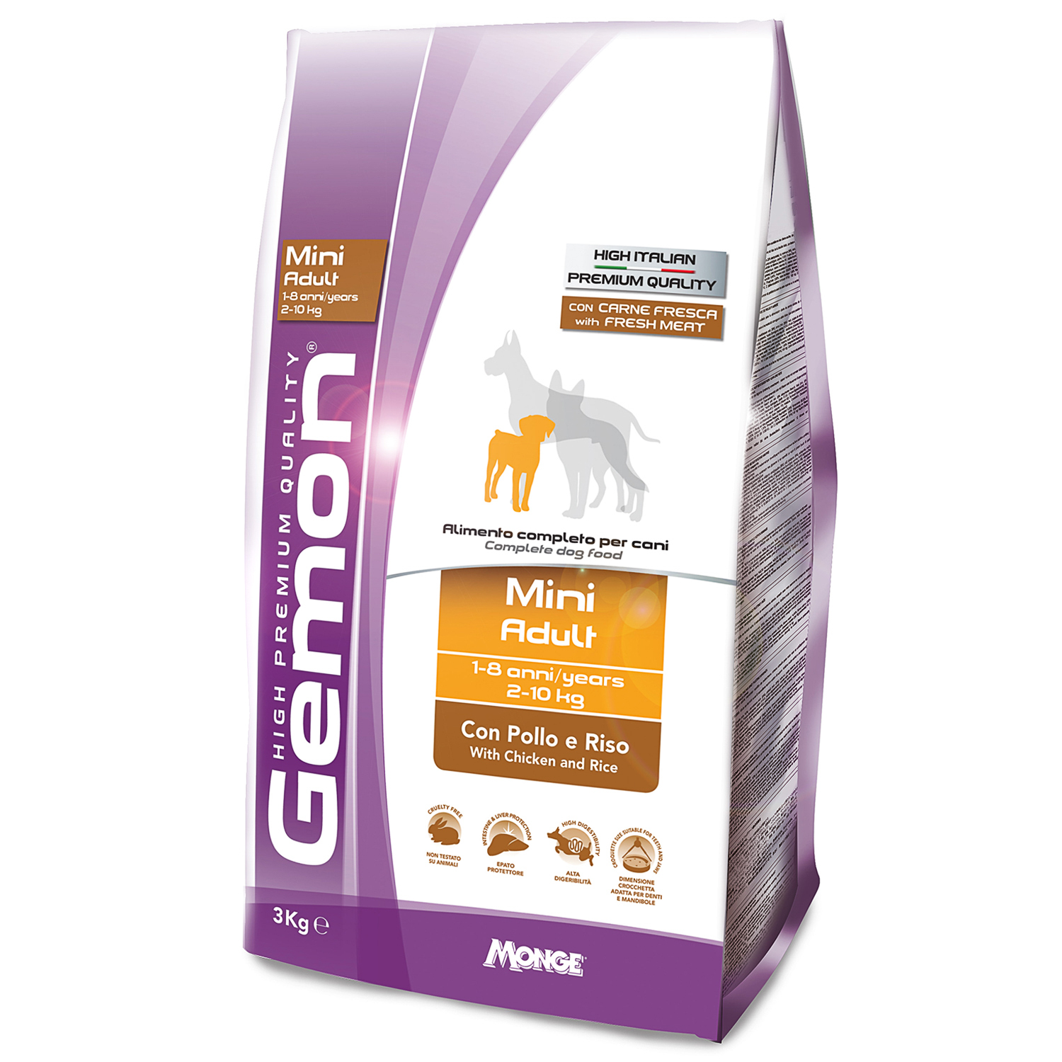 Корм сухой Gemon Dog Mini для взрослых собак мелких пород курица с рисом 3 кг
Корм сухой Gemon Dog Mini для взрослых собак мелких пород курица с рисом 3 кг