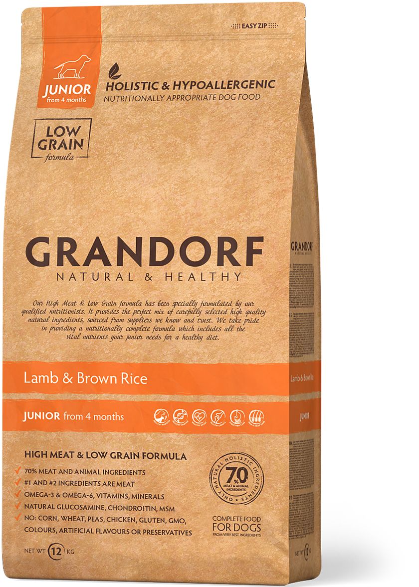 Корм сухой Grandorf Lamb & Brown Rice Junior All Breeds ягненок с бурым рисом для юниоров всех пород 12 кг
Корм сухой Grandorf Lamb & Brown Rice Junior All Breeds ягненок с бурым рисом для юниоров всех пород 12 кг