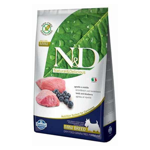 Корм сухой Farmina N&D PRIME для собак MINI ягненок с черникой 0,8 кг
Корм сухой Farmina N&D PRIME для собак MINI ягненок с черникой 0,8 кг