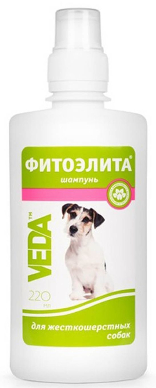 Шампунь Фитоэлита для жесткошерстных собак 220 мл
Шампунь Фитоэлита для жесткошерстных собак 220 мл