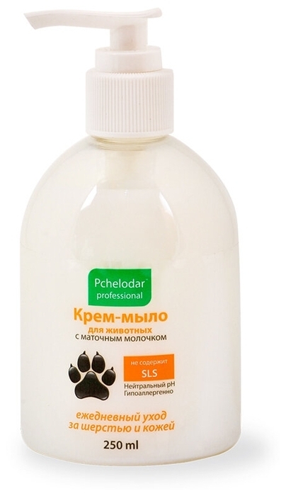 Крем-мыло Пчелодар для лап с маточным молочком 250 мл 1111
Крем-мыло Пчелодар для лап с маточным молочком 250 мл 1111