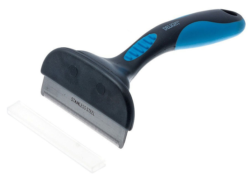 Расческа-дешеддер DeLiGH 62079L большая, 79 зубьев
Расческа-дешеддер DeLiGH 62079L большая, 79 зубьев