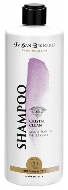 Шампунь для устранения желтизны шерсти 500 мл ISB Traditional Line Cristal Clean
Шампунь для устранения желтизны шерсти 500 мл ISB Traditional Line Cristal Clean