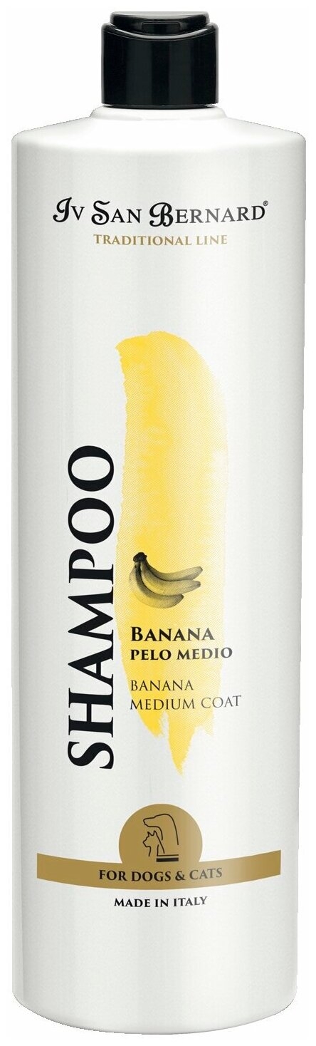 Шампунь для шерсти средней длины 1 л ISB Traditional Line Banana
Шампунь для шерсти средней длины 1 л ISB Traditional Line Banana