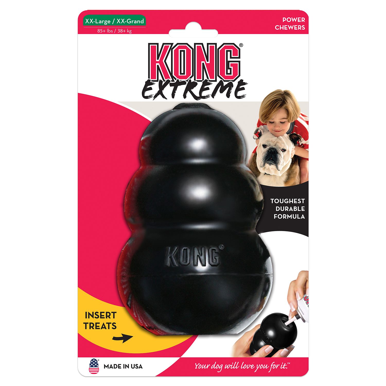 Kong Extreme игрушка для собак КОНГ XXL очень прочная самая большая 15 х 10 см
Kong Extreme игрушка для собак КОНГ XXL очень прочная самая большая 15 х 10 см
