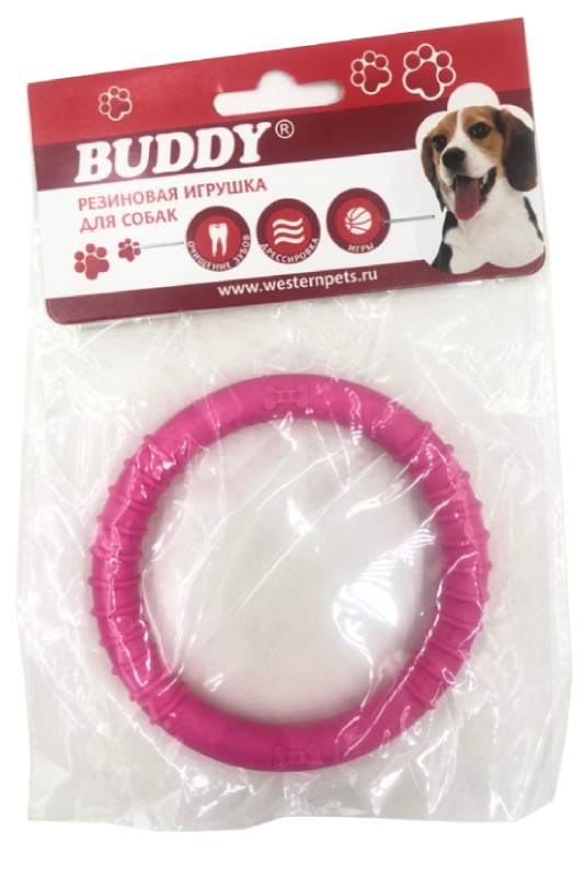Игрушка для собак Buddy резиновая "КОЛЬЦО" 10 см С084
Игрушка для собак Buddy резиновая "КОЛЬЦО" 10 см С084
