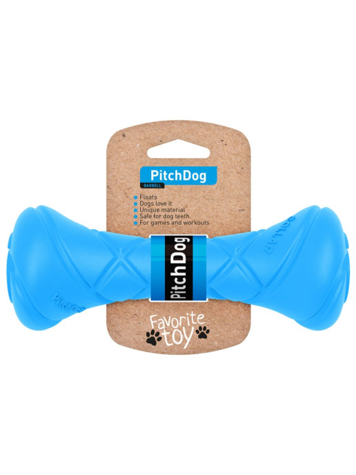 PitchDog Игровая гантель для апортировки, длина 19 см, диаметр 7 см, голубая
PitchDog Игровая гантель для апортировки, длина 19 см, диаметр 7 см, голубая