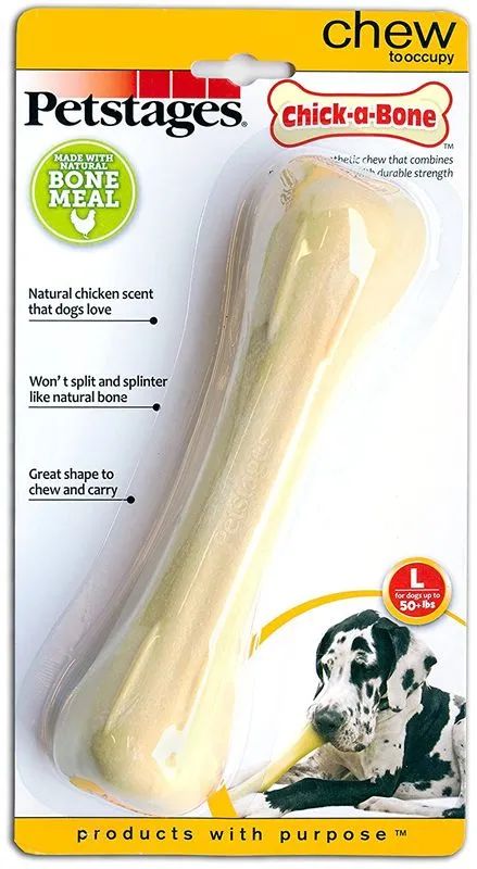 Petstages игрушка для собак Chick-A-Bone косточка с ароматом курицы 14 см средняя
Petstages игрушка для собак Chick-A-Bone косточка с ароматом курицы 14 см средняя
