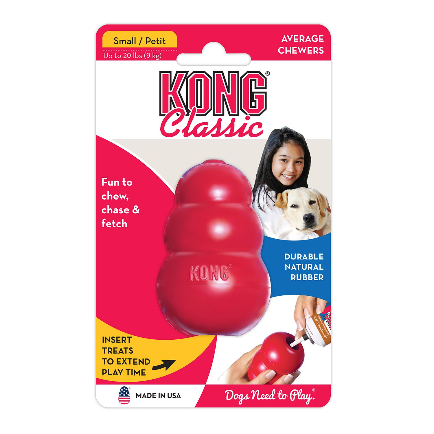 KONG Classic игрушка для собак "КОНГ" S малая 7х4 см
KONG Classic игрушка для собак "КОНГ" S малая 7х4 см