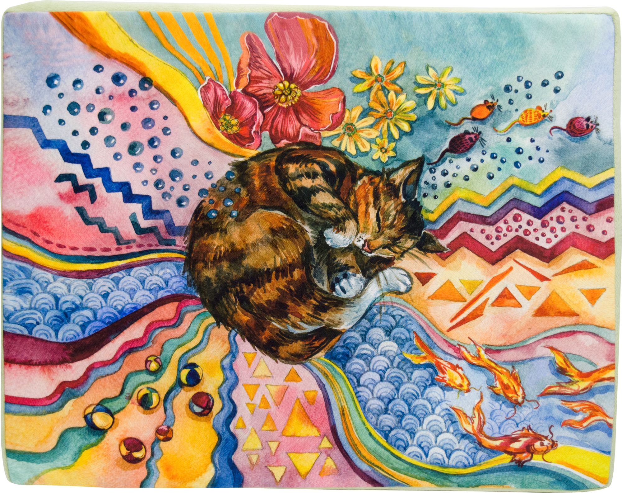 Матрац для собак "Сны" рисунок Кошка мебельная ткань №1 47*36*6 см салатовый 731014к
Матрац для собак "Сны" рисунок Кошка мебельная ткань №1 47*36*6 см салатовый 731014к