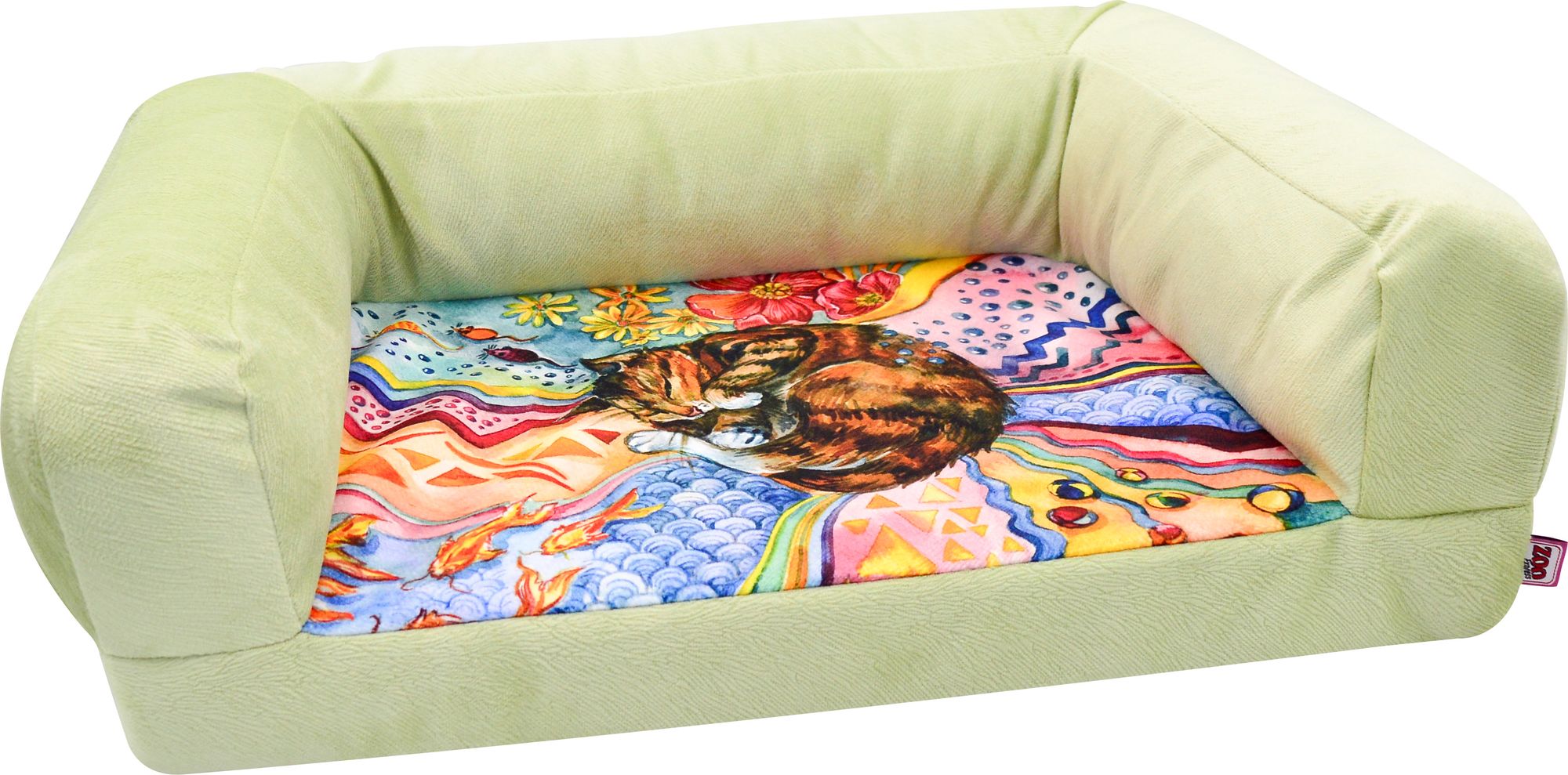 Лежанка для собак диван "Сны" рисунок Кошка мебельная ткань №1 54*38*13 см салатовая 730714к
Лежанка для собак диван "Сны" рисунок Кошка мебельная ткань №1 54*38*13 см салатовая 730714к