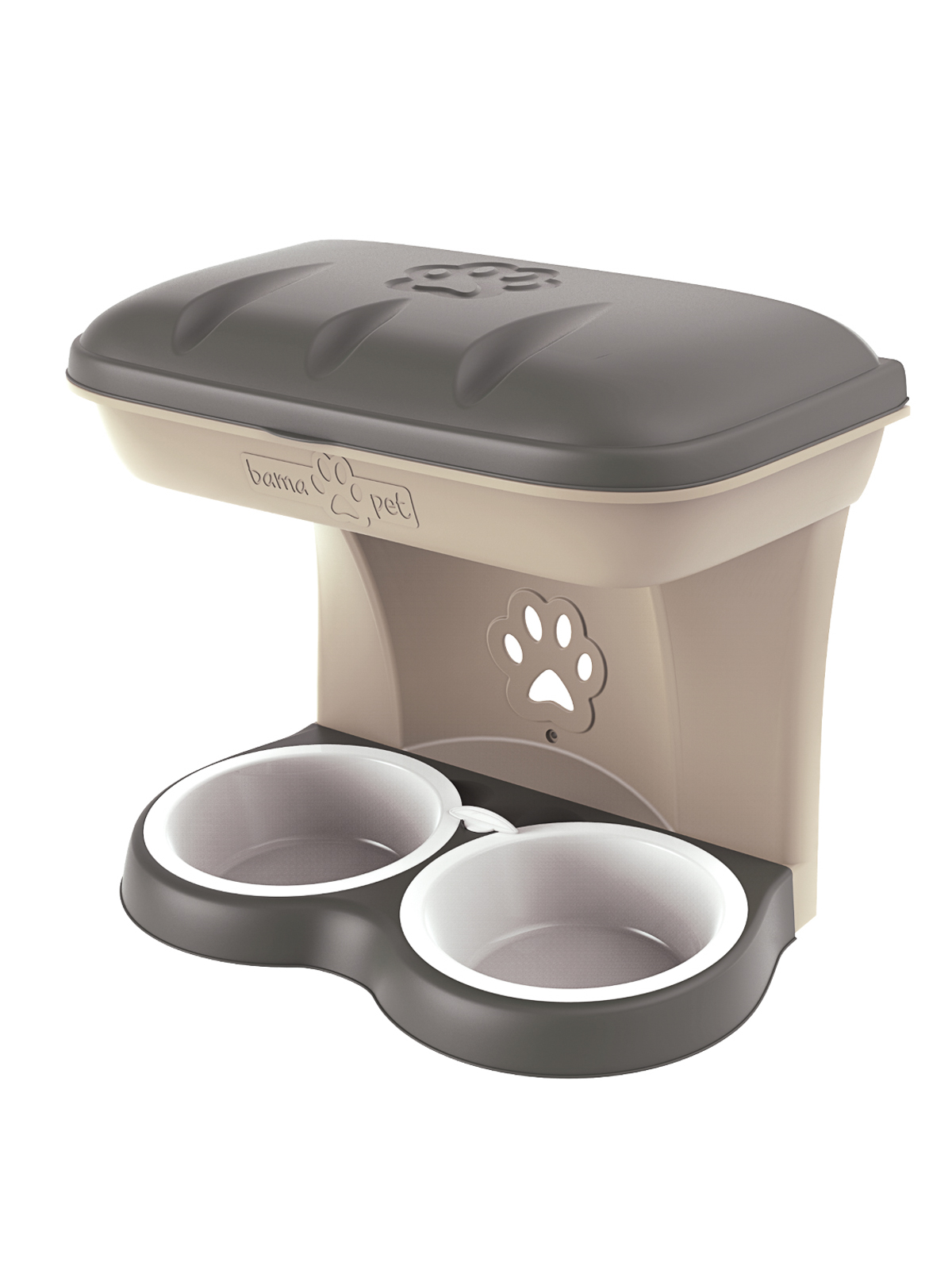 Миска для собак BAMA PET настенная двойная MAXI 2200 мл 50х29х52h см, бежевая
Миска для собак BAMA PET настенная двойная MAXI 2200 мл 50х29х52h см, бежевая