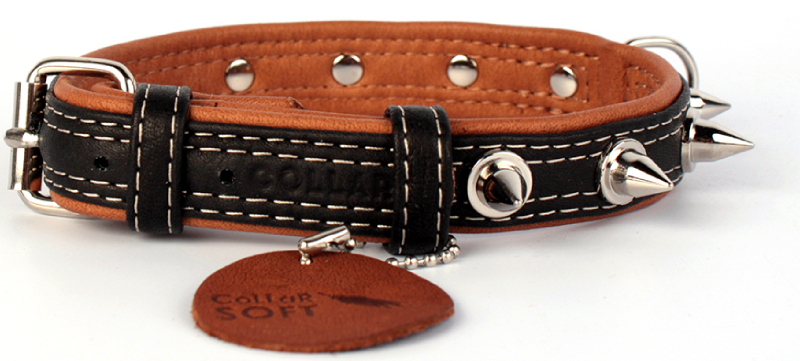 Ошейник для собак COLLAR Soft 7204 с шипами чёрный верх 25 мм* 38-49см
Ошейник для собак COLLAR Soft 7204 с шипами чёрный верх 25 мм* 38-49см