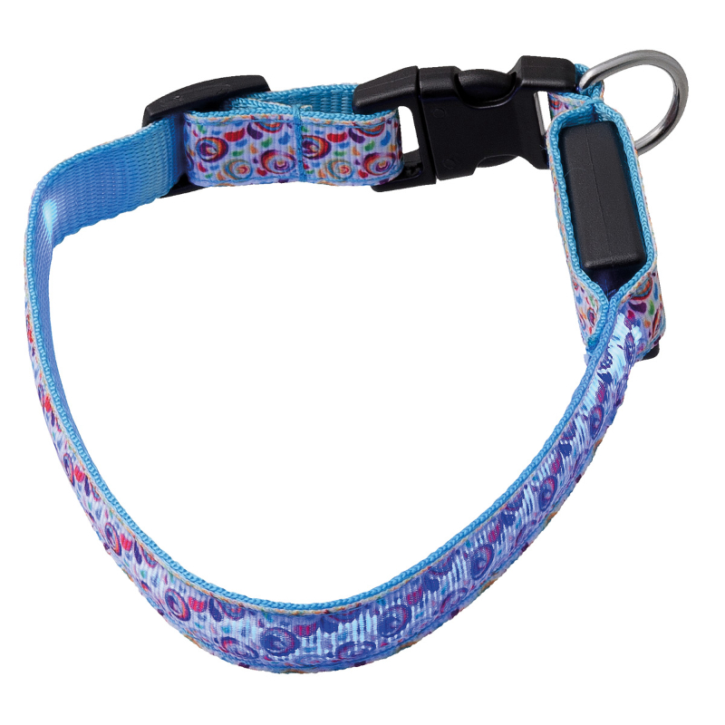 Ошейник для собак светящийся V.I.Pet 15 мм (28-40 см) "Акварель" с USB-зарядкой
Ошейник для собак светящийся V.I.Pet 15 мм (28-40 см) "Акварель" с USB-зарядкой