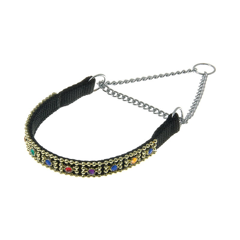 Удавка для собак V.I.Pet ошейник со стразами 12 мм*23-33 см черный (хром)
Удавка для собак V.I.Pet ошейник со стразами 12 мм*23-33 см черный (хром)