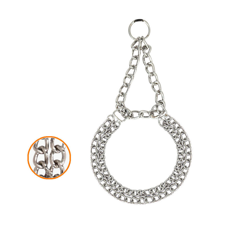 Цепь - удавка для собак Триол ошейник двухрядная SHF-2045 2*450мм сталь /1070
Цепь - удавка для собак Триол ошейник двухрядная SHF-2045 2*450мм сталь /1070