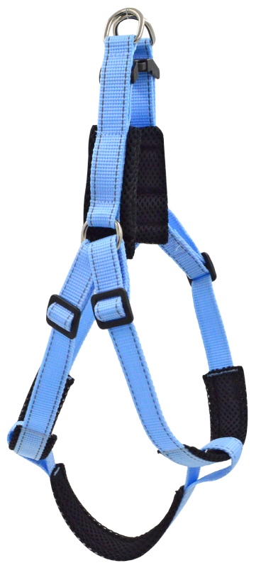 Шлейка для собак 5723Г FRESH LINE 20 мм капрон/сетка быстросъемная, регулируемая от 50 до 65 см голубая
Шлейка для собак 5723Г FRESH LINE 20 мм капрон/сетка быстросъемная, регулируемая от 50 до 65 см голубая