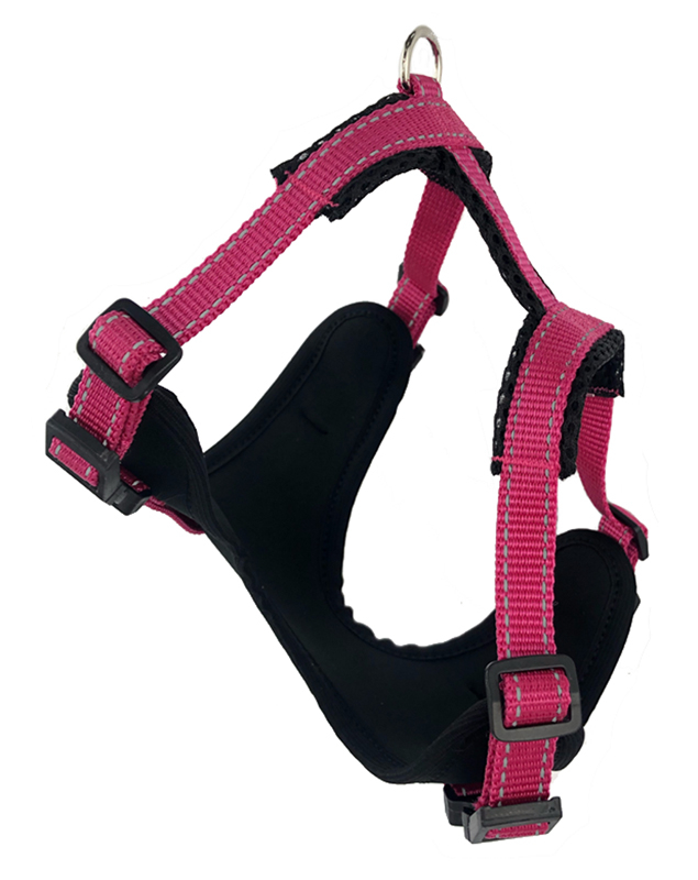 Шлейка для собак 5801М FRESH LINE XS неопрен, капрон, сетка, ОГ 40-48 см, ОШ 30-38 см, черная с малиновым 2021
Шлейка для собак 5801М FRESH LINE XS неопрен, капрон, сетка, ОГ 40-48 см, ОШ 30-38 см, черная с малиновым 2021