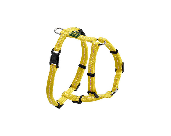 Hunter шлейка для собак Tripoli 32-44 см, нейлон желтая, светоотражающая
Hunter шлейка для собак Tripoli 32-44 см, нейлон желтая, светоотражающая