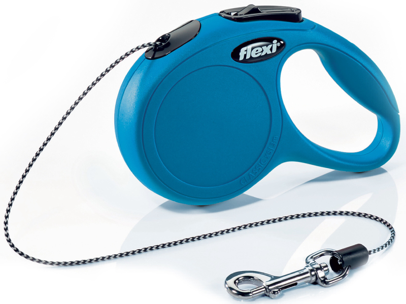 Рулетка для собак FLEXI "NEW CLASSIC" XS трос 3 м 8 кг синий
Рулетка для собак FLEXI "NEW CLASSIC" XS трос 3 м 8 кг синий