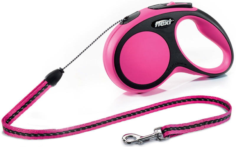 Рулетка для собак FLEXI "NEW COMFORT" S трос 5 м 12 кг розовый
Рулетка для собак FLEXI "NEW COMFORT" S трос 5 м 12 кг розовый