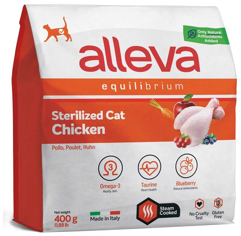 Корм сухой ALLEVA EQUILIBRIUM CAT Adult Chicken для взрослых кошек с курицей 0,4 кг 1035
Корм сухой ALLEVA EQUILIBRIUM CAT Adult Chicken для взрослых кошек с курицей 0,4 кг 1035