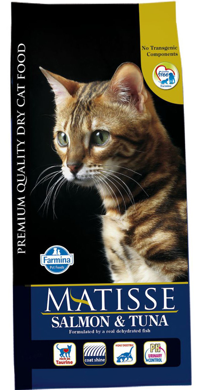 Корм сухой Farmina MATISSE для кошек лосось с тунцом 20 кг
Корм сухой Farmina MATISSE для кошек лосось с тунцом 20 кг