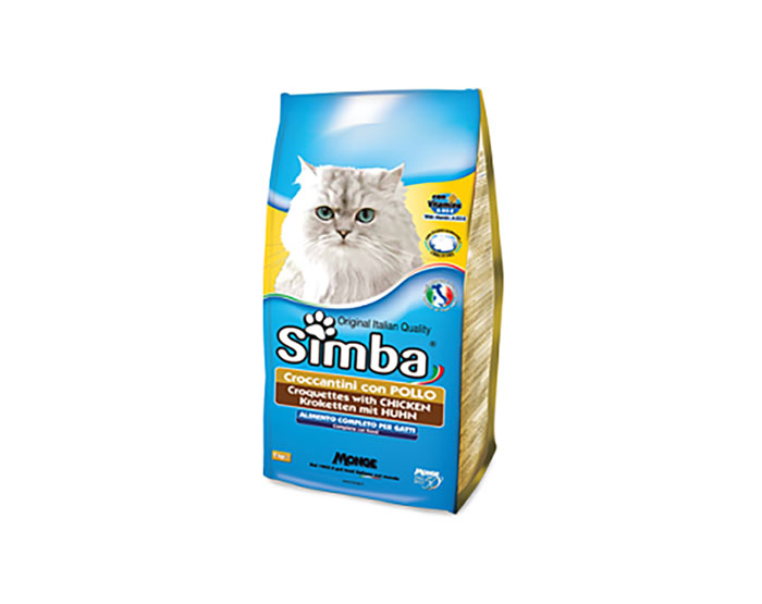 Корм сухой Simba Cat для кошек с курицей 2 кг
Корм сухой Simba Cat для кошек с курицей 2 кг