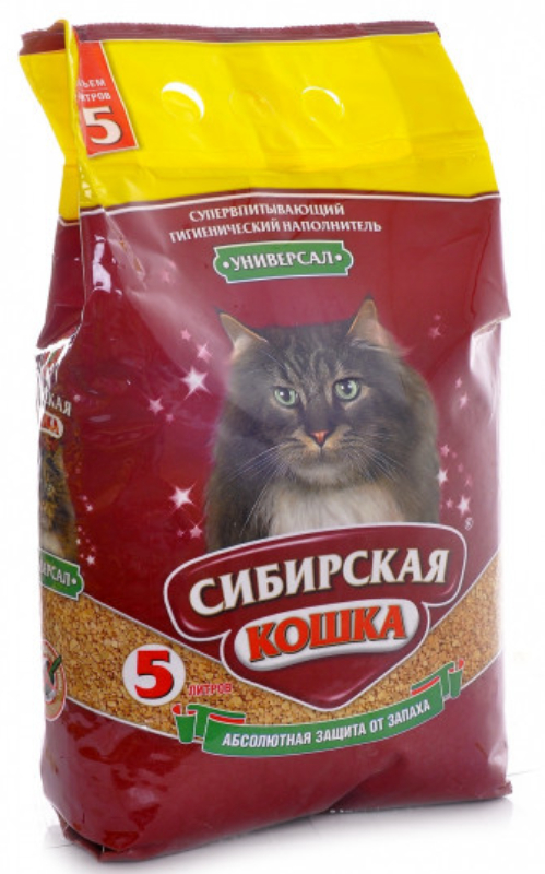 Наполнитель Сибирская кошка Универсал 5 л впитывающий
Наполнитель Сибирская кошка Универсал 5 л впитывающий