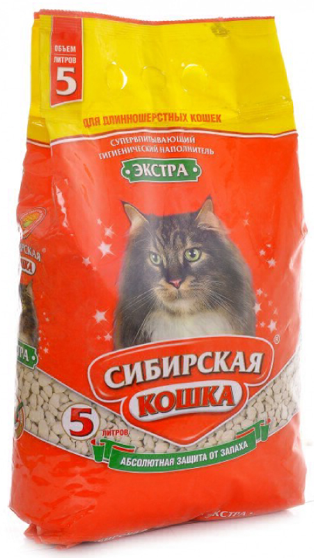 Наполнитель Сибирская кошка Экстра 5 л впитывающий
Наполнитель Сибирская кошка Экстра 5 л впитывающий